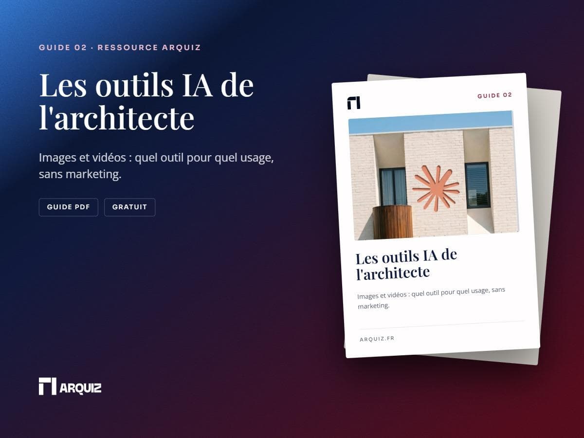 Couverture du guide Les outils IA de l’architecte